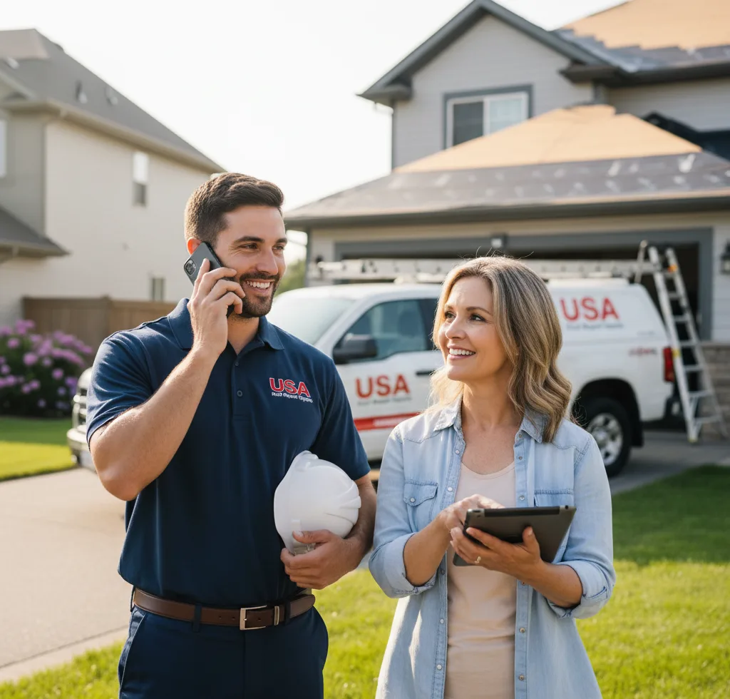 USA Roof Repair Experts customer support in Sesser